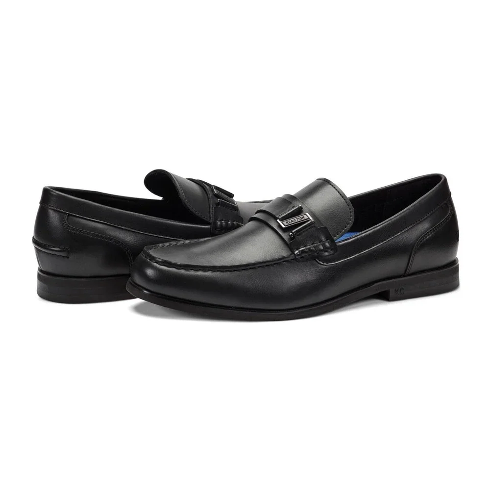 Kenneth Cole Reaction Estate Belt Oxford Men's 7.5 M Black Dress Shoes ZOGG3701
